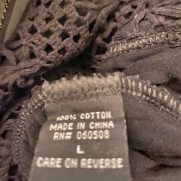 Black crocheted dress - Picture 5 of 7